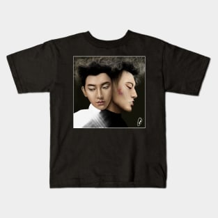 Z-Tao - Black & White Kids T-Shirt